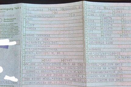 Jeep Grand Cherokee 365.600 km 11.850 &euro; Schwetzingen 68723