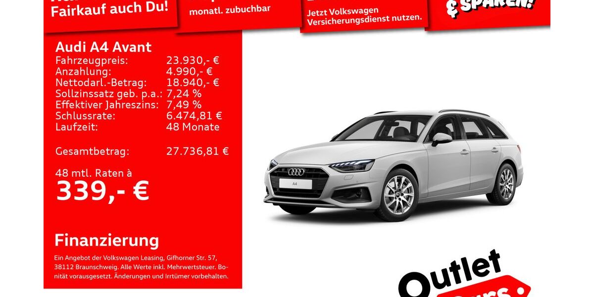 Audi A4 120.074 km 22.899 &euro; Weinheim 69469