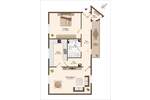 Etagenwohnung Ludwigshafen am Rhein / Friesenheim/Hemshof Friesenheim/Nord - 2 Zimmer, 76 m&sup2;, 198.000&euro; | Angebot:25744686