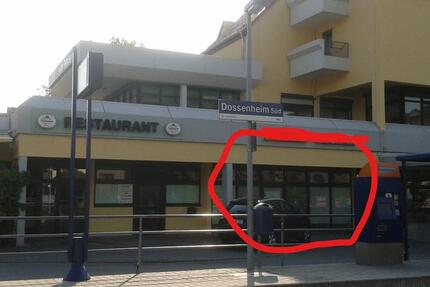 Laden Top Lage bei Heidelberg, direkt an Straßenbahn Haltestelle zimmer