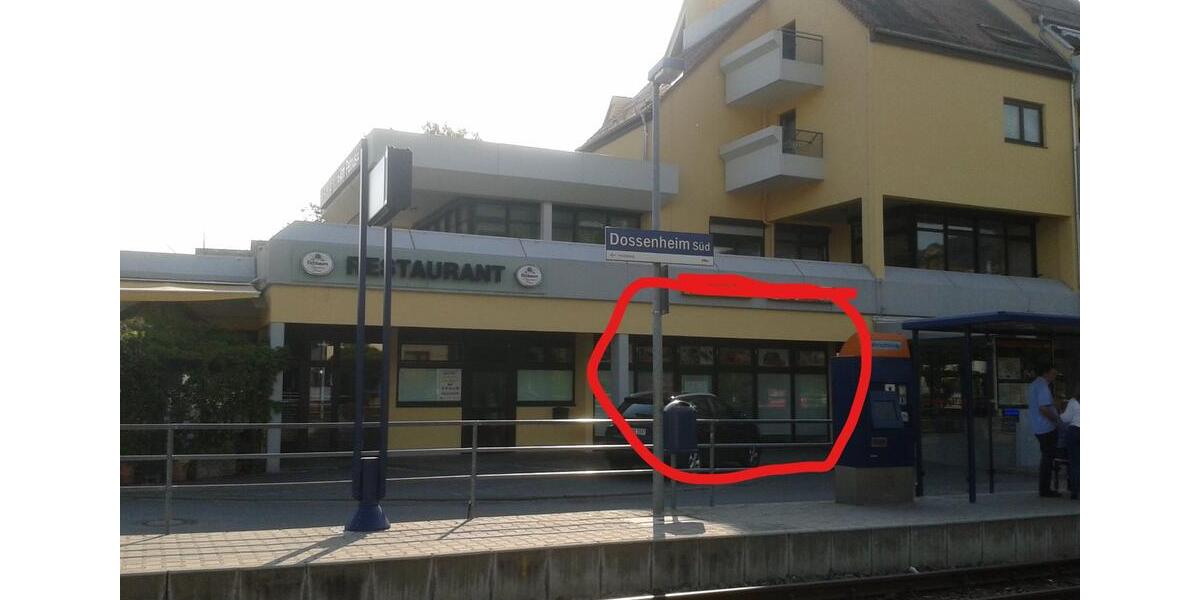 Laden Top Lage bei Heidelberg, direkt an Straßenbahn Haltestelle zimmer
