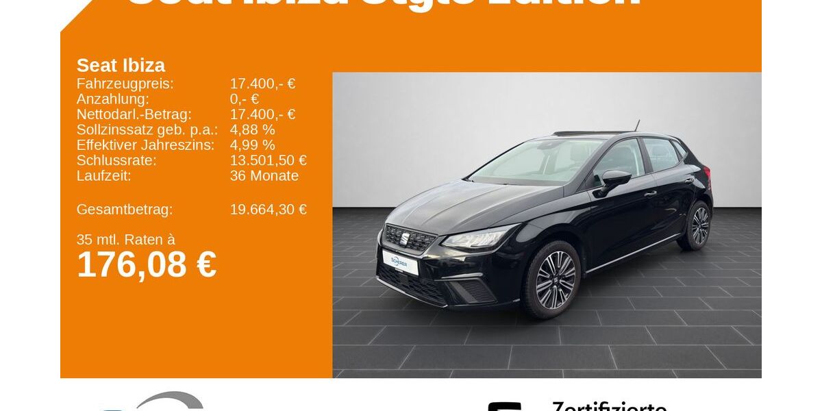 Seat Ibiza 33.484 km 17.400 &euro; Ludwigshafen 67063
