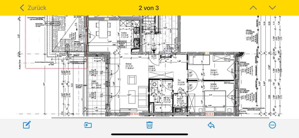 3 Zimmer Wohnung im Neubau in der Rheinallee 3 zimmer