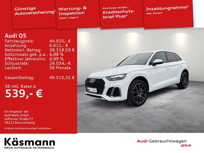 Audi Q5 37.745 km 42.950 € Mosbach 74821