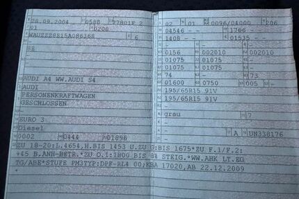 Audi A4 444.450 km 1.000 &euro; Dossenheim 69181