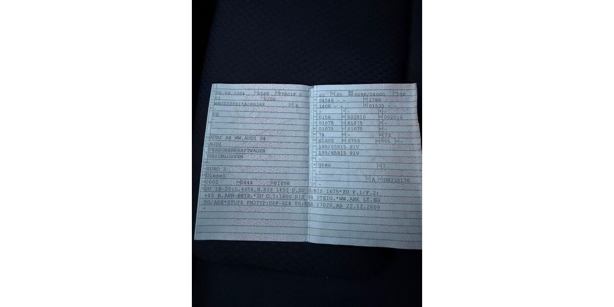 Audi A4 444.450 km 1.000 &euro; Dossenheim 69181