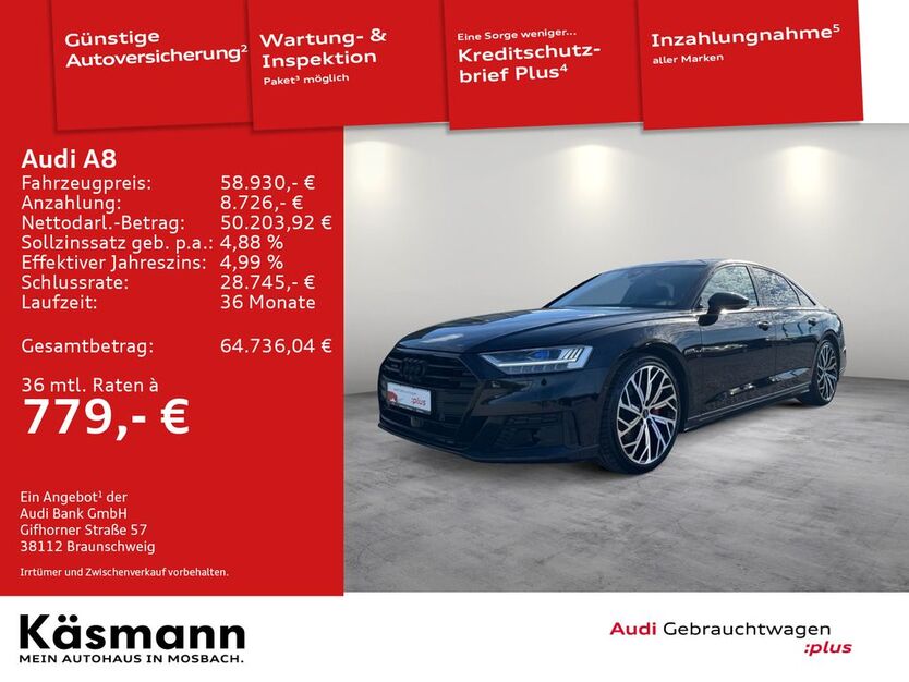 Audi A8 101.467 km 55.850 € Mosbach 74821