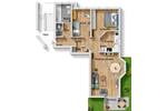 Etagenwohnung Wiesloch Baiertal - 3 Zimmer, 80 m&sup2;, 320.000&euro; | Angebot:26291533