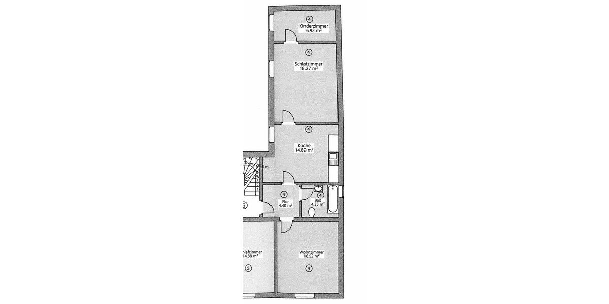 Etagenwohnung Viernheim - 3 Zimmer, 65 m&sup2;, 179.900&euro; | Angebot:26382678