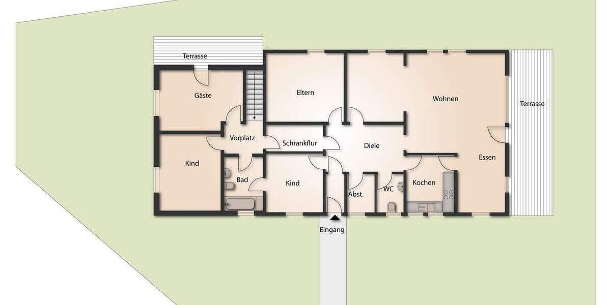 Bungalow Weinheim Oberflockenbach - 6 Zimmer, 160 m&sup2;, 749.000&euro; | Angebot:26863456
