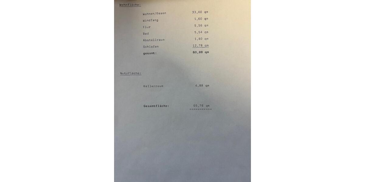 Etagenwohnung Forst - 2.5 Zimmer, 61 m&sup2;, 165.000&euro; | Angebot:24677451