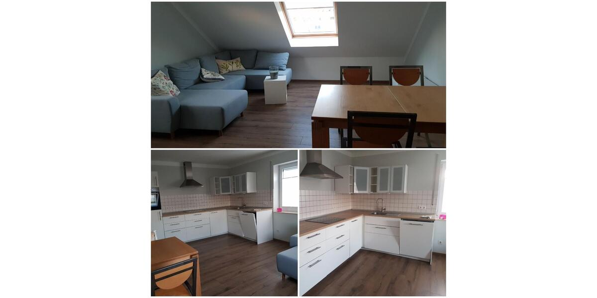 Dachgeschoßwohnung Mannheim Hochstätt - 1 Zimmer, 57 m&sup2;, 350&euro; | Angebot:26366226