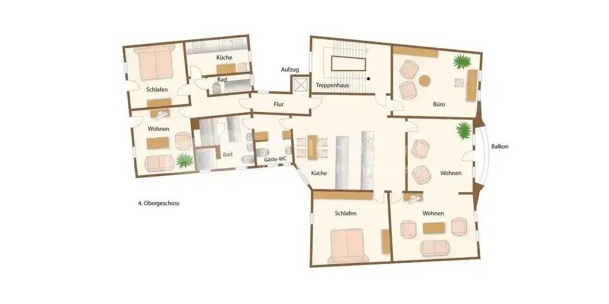 Etagenwohnung Mannheim Oststadt - 7 Zimmer, 250 m&sup2;, 2.250.000&euro; | Angebot:25690145