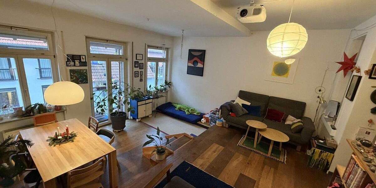 Etagenwohnung Heidelberg Altstadt - 4 Zimmer, 95 m&sup2;, 680.000&euro; | Angebot:24825911