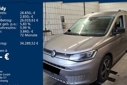 VW Caddy 47.140 km 28.850 € Mosbach 74821