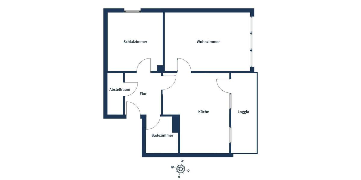 Etagenwohnung Ludwigshafen am Rhein Pfingstweide - 2 Zimmer, 64 m&sup2;, 160.122&euro; | Angebot:25798436