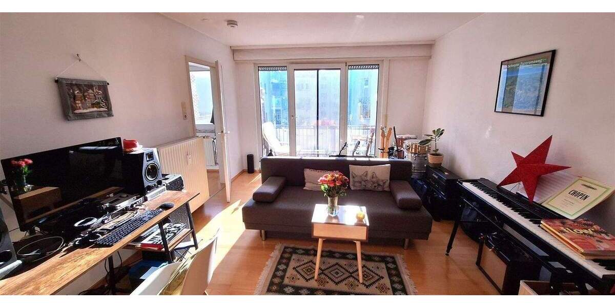 2,5 Zimmerwohnung mit Balkon in Mannheim-Lindenhof 2 zimmer