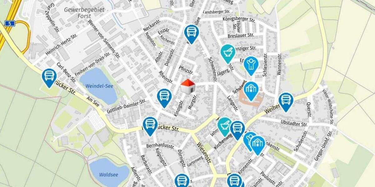 Etagenwohnung Forst - 2 Zimmer, 66 m&sup2;, 229.000&euro; | Angebot:24636196