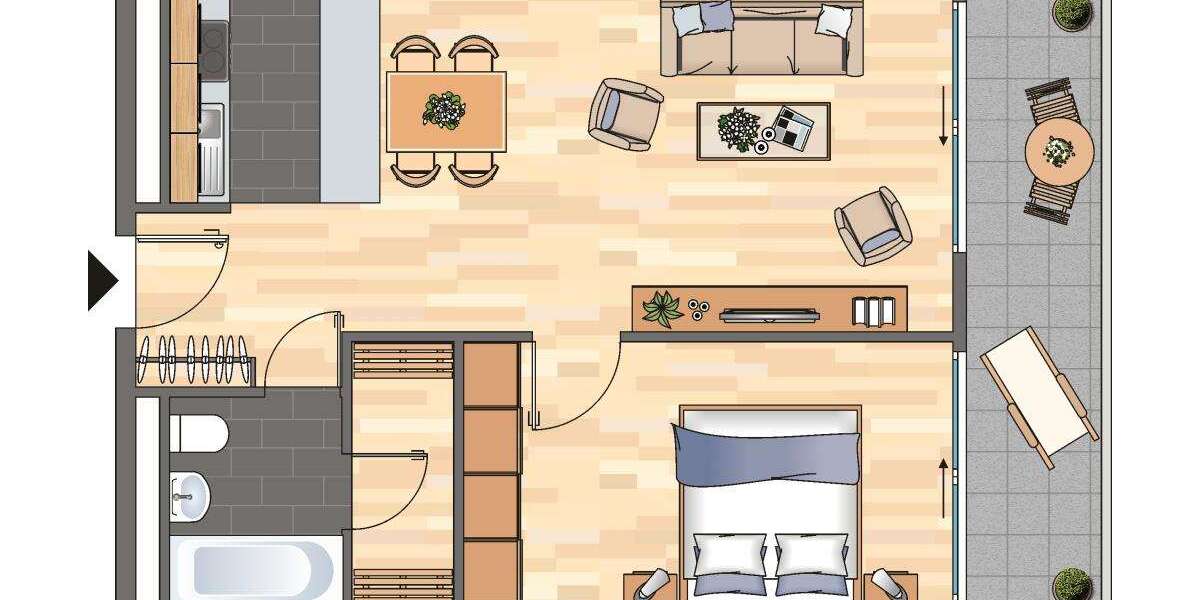 Etagenwohnung Ludwigshafen am Rhein Mitte - 2 Zimmer, 52 m&sup2;, 492&euro; | Angebot:27147573