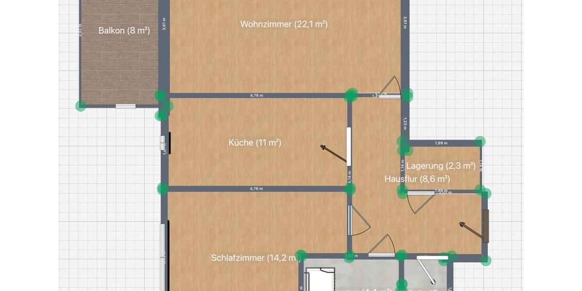 68qm – 2 Zimmer Wohnung in Oggersheim 2 zimmer