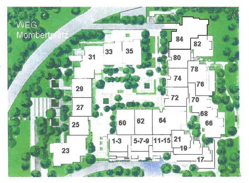 Renovierte 2,5-Zimmer-Wohnung in Heidelberg Mombertplatz (incl. Tiefgarage)