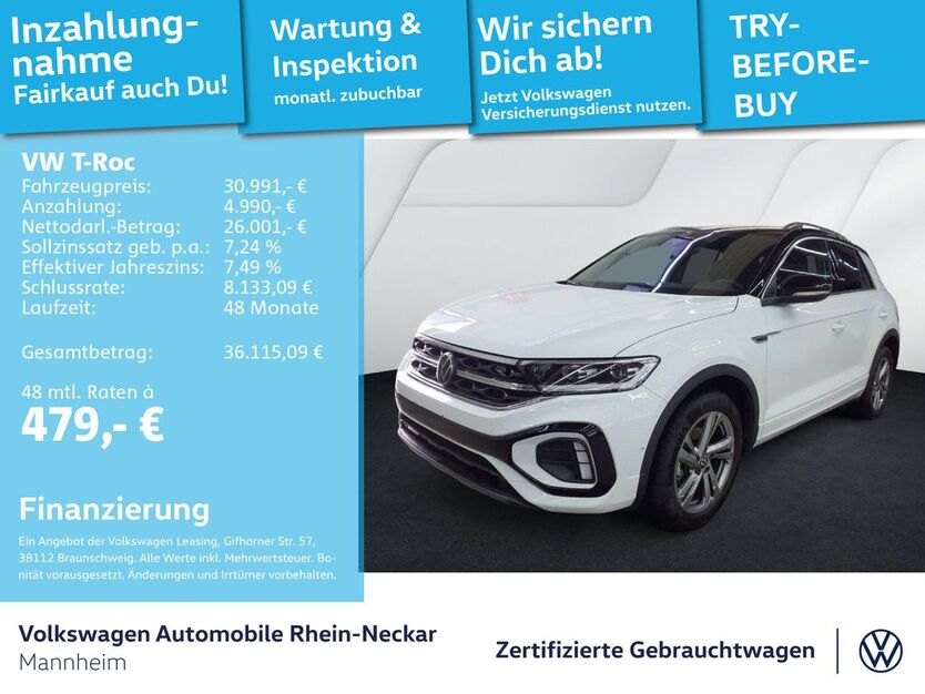 VW T-Roc 25.118 km 30.991 € Mannheim 68309