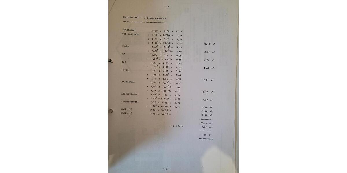 Modernisierte 3 Zimmer Dachgeschosswohnung in Sandhausen Mitte 3 zimmer
