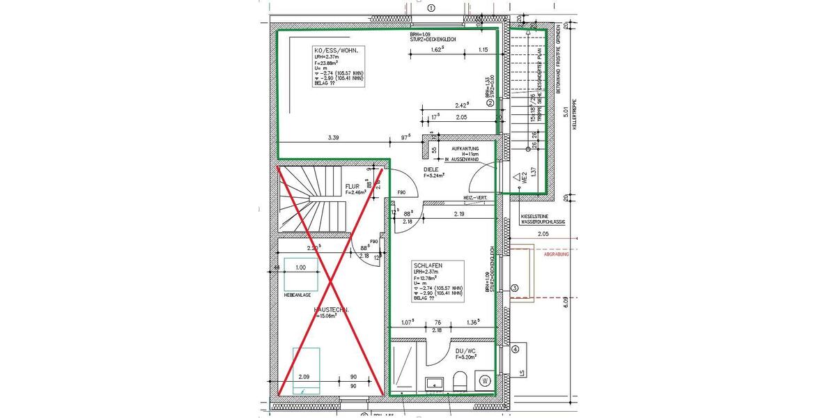 Eine Neue 2ZKB (ELW) Einliegerwohnung ca. 50qm zu vermieten 2 zimmer
