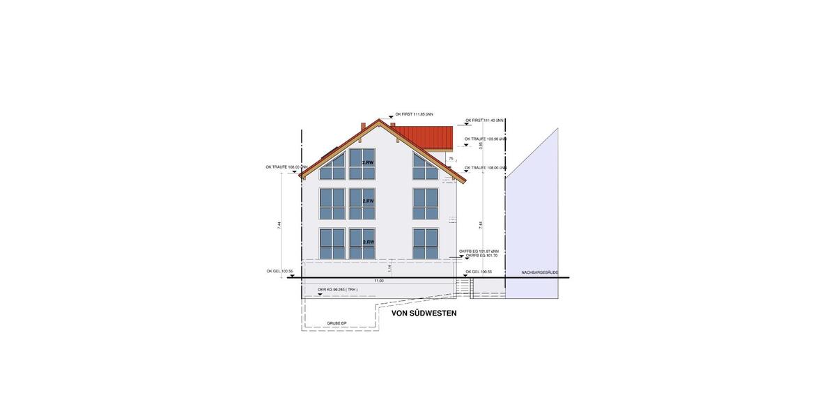 Freistehendes Haus mit Baugenehmigung zum 4-Familienhaus mit Doppelparker - Mehrfamilienhaus, Wohnhaus Schifferstadt | Angebot:27028751