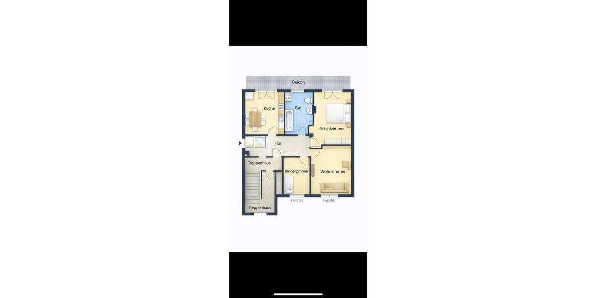 Erdgeschoßwohnung Ludwigshafen am Rhein Ludwigshafen-Hemshof - 2 Zimmer, 95 m&sup2;, 1.199&euro; | Angebot:25725545