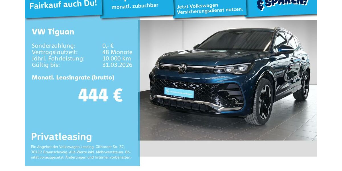VW Tiguan 1.633 km 40.499 &euro; Mannheim 68309