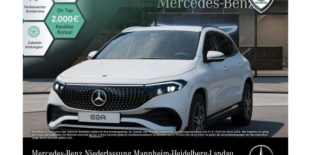 Mercedes-Benz EQA 9.319 km 39.990 € Mannheim 68165