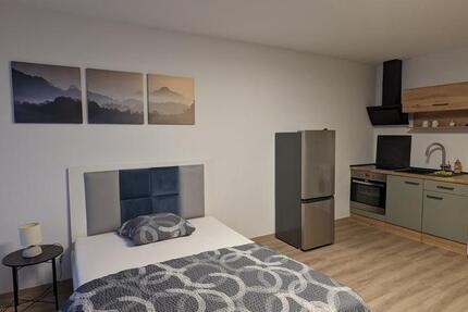 Voll möblierte 1-Zimmer-Wohnung mit Balkon, Stellplatz 1 zimmer