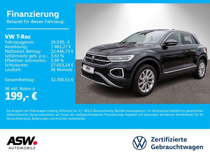 VW T-Roc 20.400 km 28.660 € Sinsheim 74889