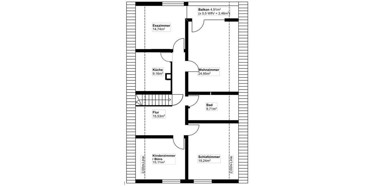Dachgeschoßwohnung Bad Schönborn - 4 Zimmer, 110 m&sup2;, 1.350&euro; | Angebot:26350193
