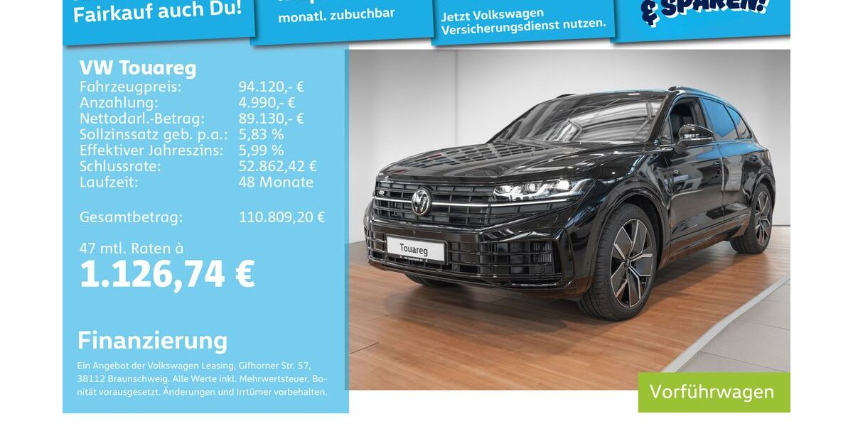 VW Touareg 9.900 km 80.490 &euro; Mannheim 68309
