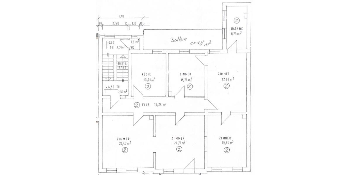 Etagenwohnung Frankenthal (Pfalz) - 5 Zimmer, 170 m&sup2;, 320.000&euro; | Angebot:26912421