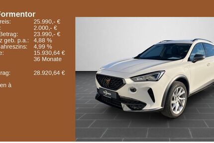 Cupra Formentor 20.751 km 25.990 &euro; Heidelberg 69123