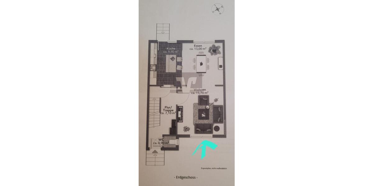Etagenwohnung Mannheim Gartenstadt - 1 Zimmer, 16 m&sup2;, 450&euro; | Angebot:25269532