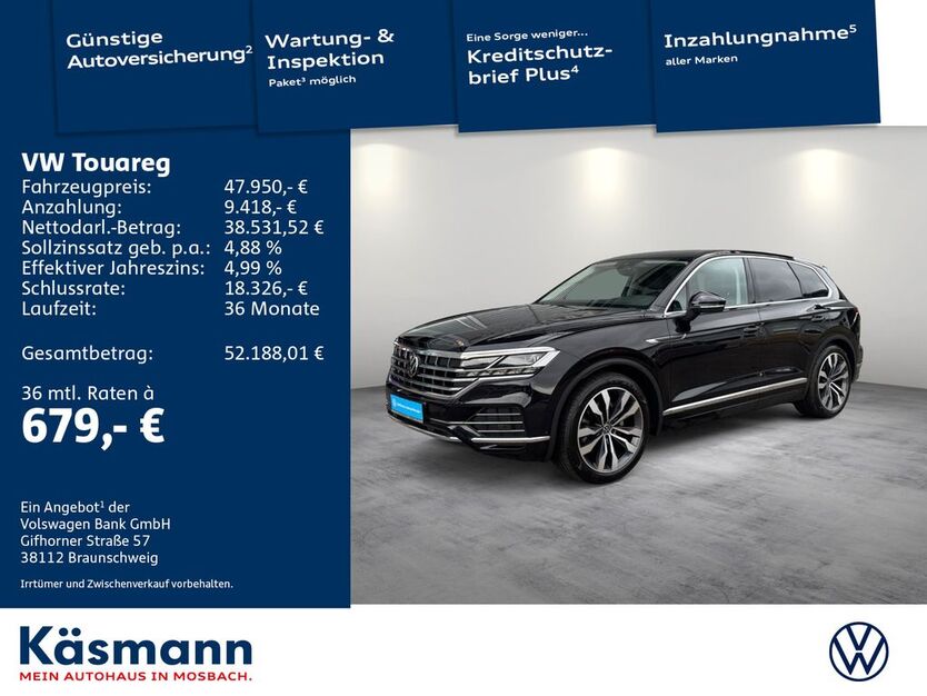 VW Touareg 88.300 km 46.960 € Mosbach 74821