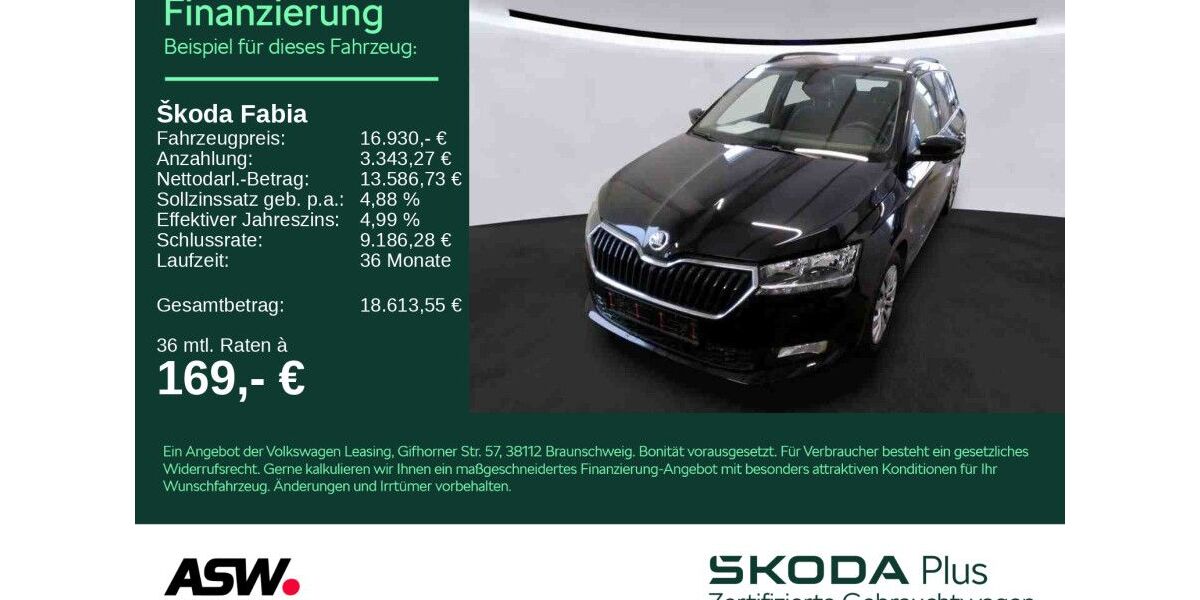 Skoda Fabia 35.900 km 16.930 &euro; Sinsheim 74889