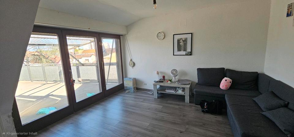 Dachgeschoßwohnung Lampertheim - 2 Zimmer, 55 m&sup2;, 675&euro; | Angebot:26238000