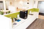 Helle 5-Arbeitsplatz-Büroraum in Mannheim-Oststadt flexibel möbliert all-inclusive zimmer