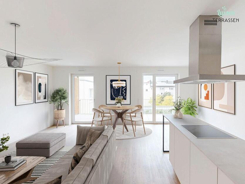 Optimal geschnittene 3-Zimmer-Wohnung zimmer