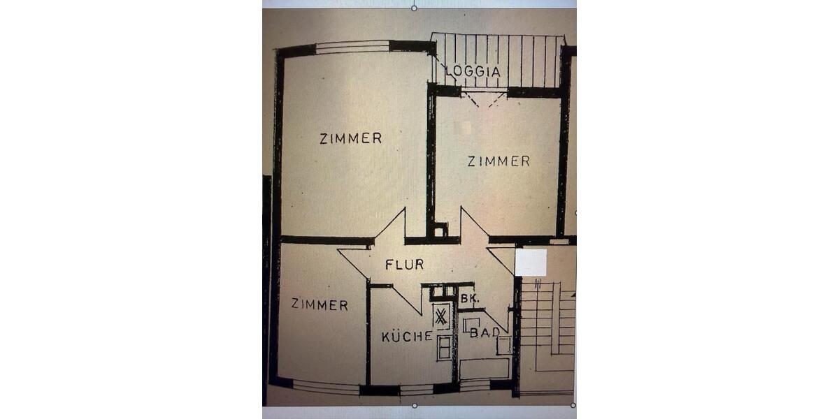 Etagenwohnung Ludwigshafen am Rhein Rheingönheim - 3 Zimmer, 66 m&sup2;, 842&euro; | Angebot:25254699