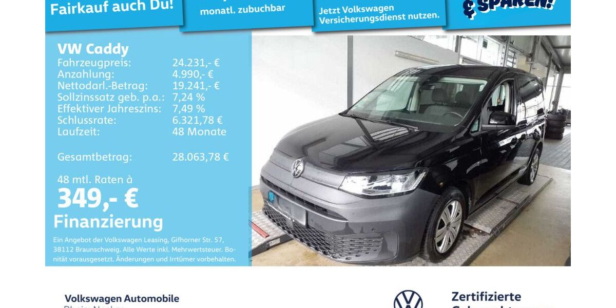 VW Caddy 80.092 km 22.999 &euro; Mannheim 68309