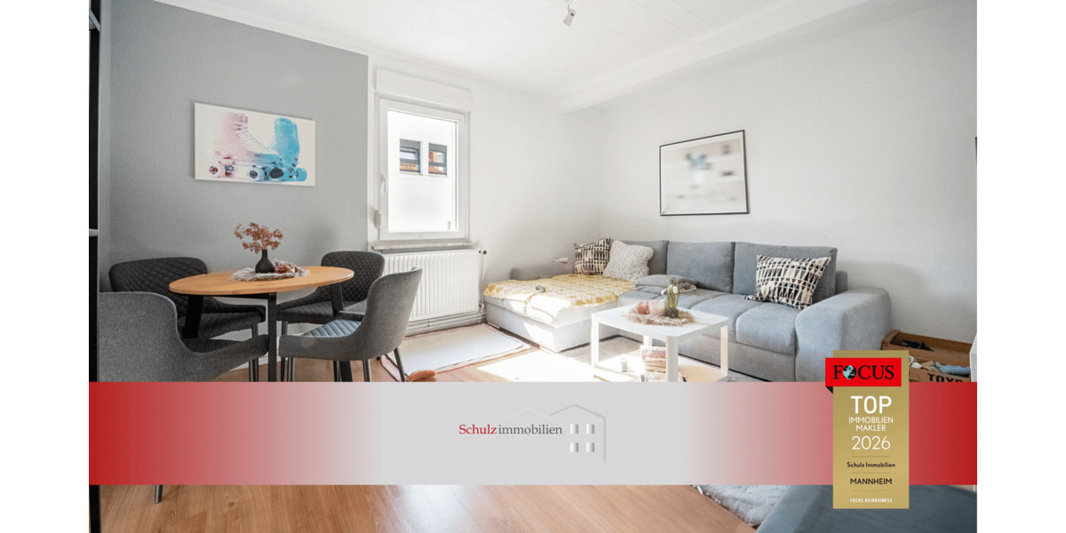 Etagenwohnung Weinheim - 3 Zimmer, 59 m&sup2;, 199.000&euro; | Angebot:26695784