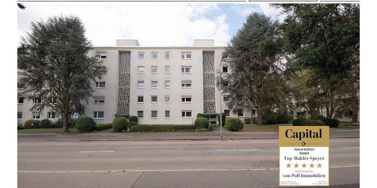 Etagenwohnung Speyer - 2 Zimmer, 55 m&sup2;, 139.000&euro; | Angebot:26893113