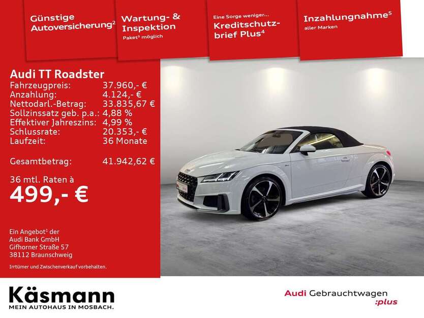 Audi TT 33.160 km 37.960 € Mosbach 74821