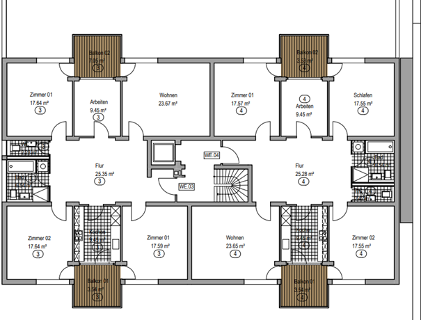 Wohnung zum Kaufen in Viernheim 325.000 € 136.84 m² 4 zimmer